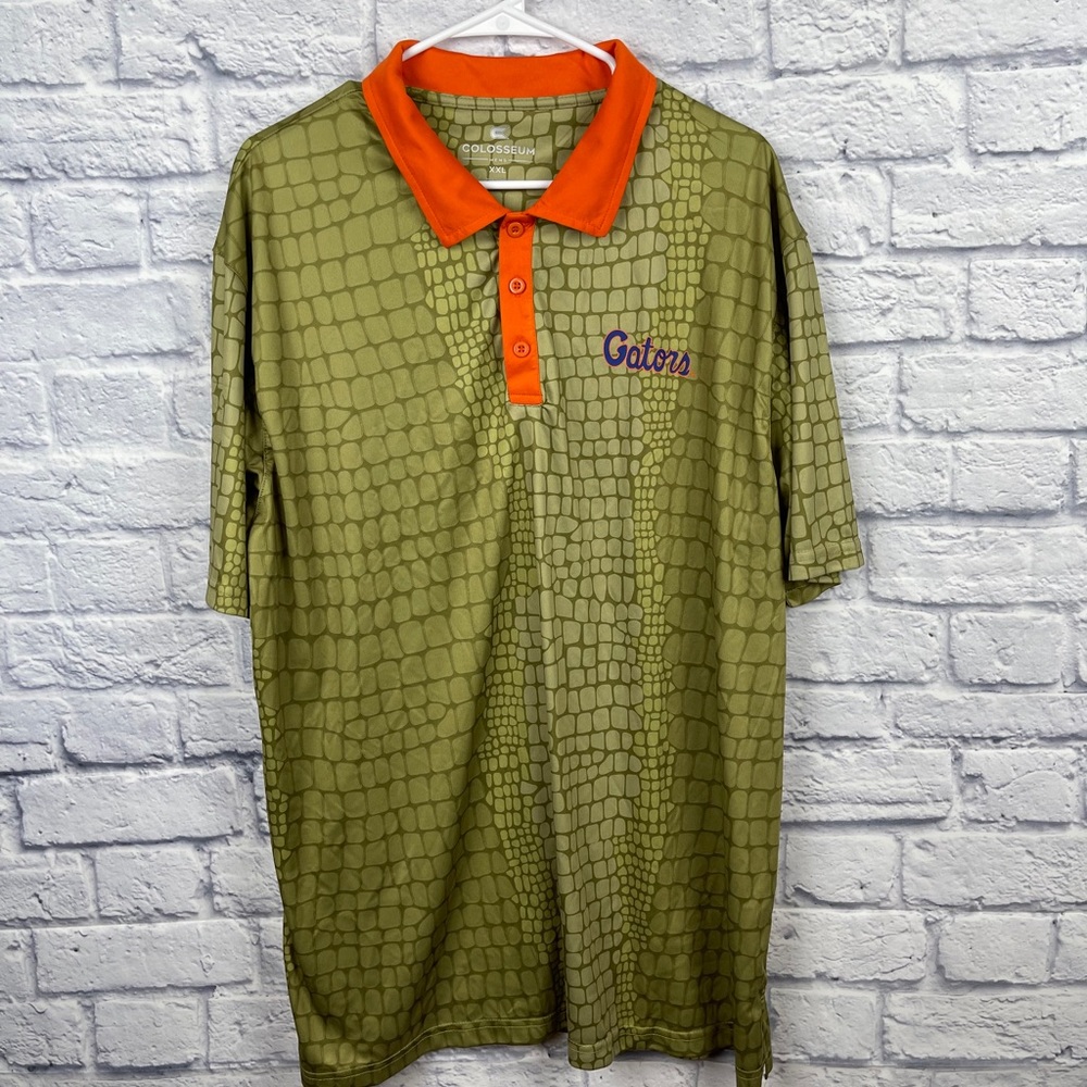 Florida Gators Alligator Skin Polo Golf Shirt